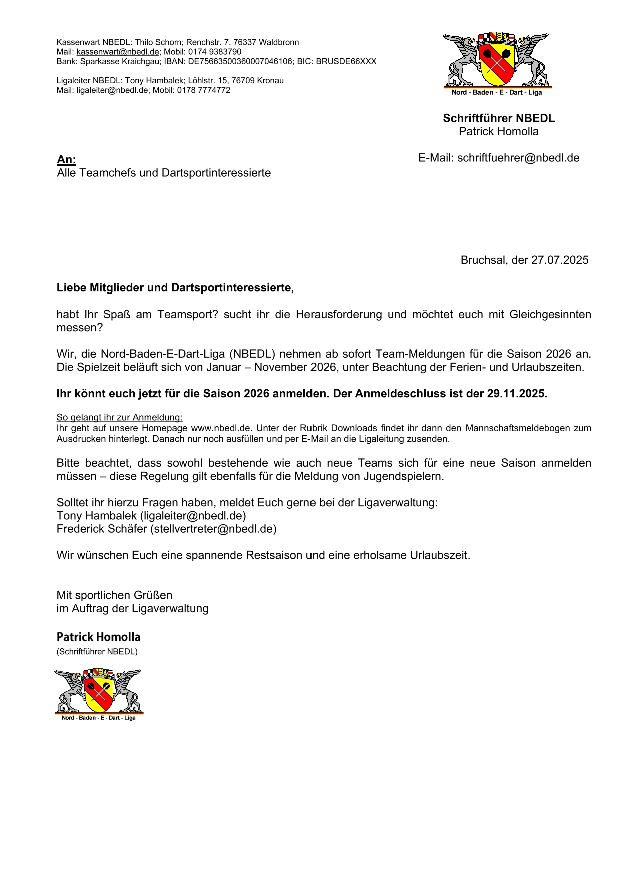 Saisonabschluss